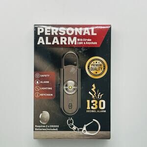 Personal Alarm Keychain with Light- New